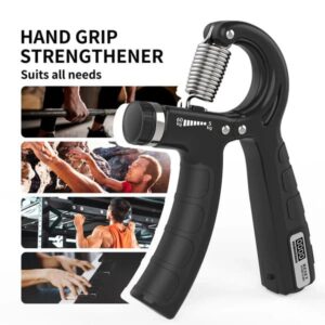 Adjustable Exerciser Hand Gripper With Counter Strengthener Adjustable Resistance Wrist Strengthener Strength Trainer Providing Durable Quality Comfortable Use