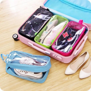 Waterproof Travel Shoe Bag – Portable Ventilated Gym Organizer for Sports Shoes, Yoga, Basketball & Football – Odor-Proof